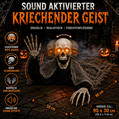Krabbelndes Skelett