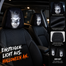 Horror-Kopfstützenbezüge – 2er Set