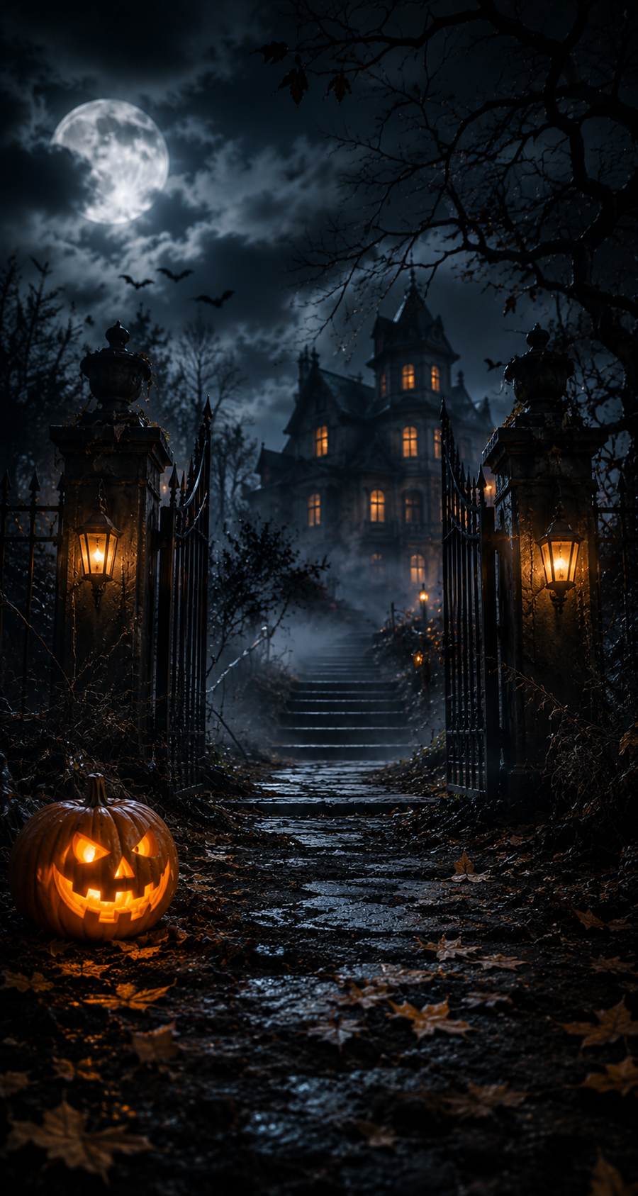 Kriechende Mumie — animierte Halloween-Bodenfigur