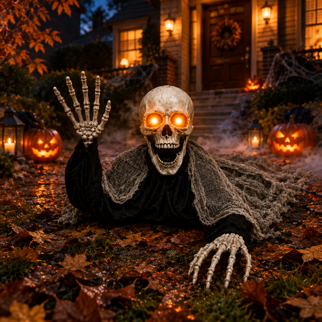 Krabbelndes Skelett – Halloween Vorschaubild